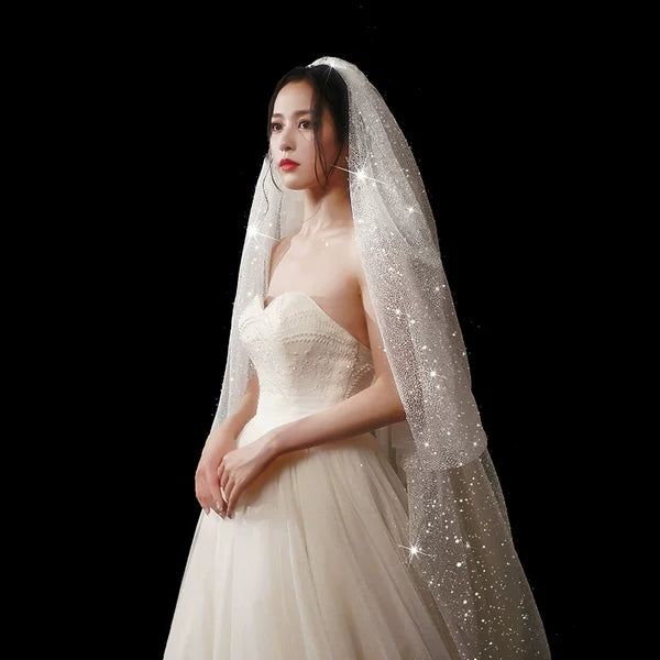 Retro Bridal Veil Hair Accessory