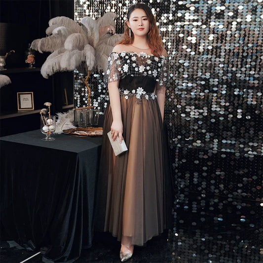 Elegant High-Quality Plus Size Evening Dress