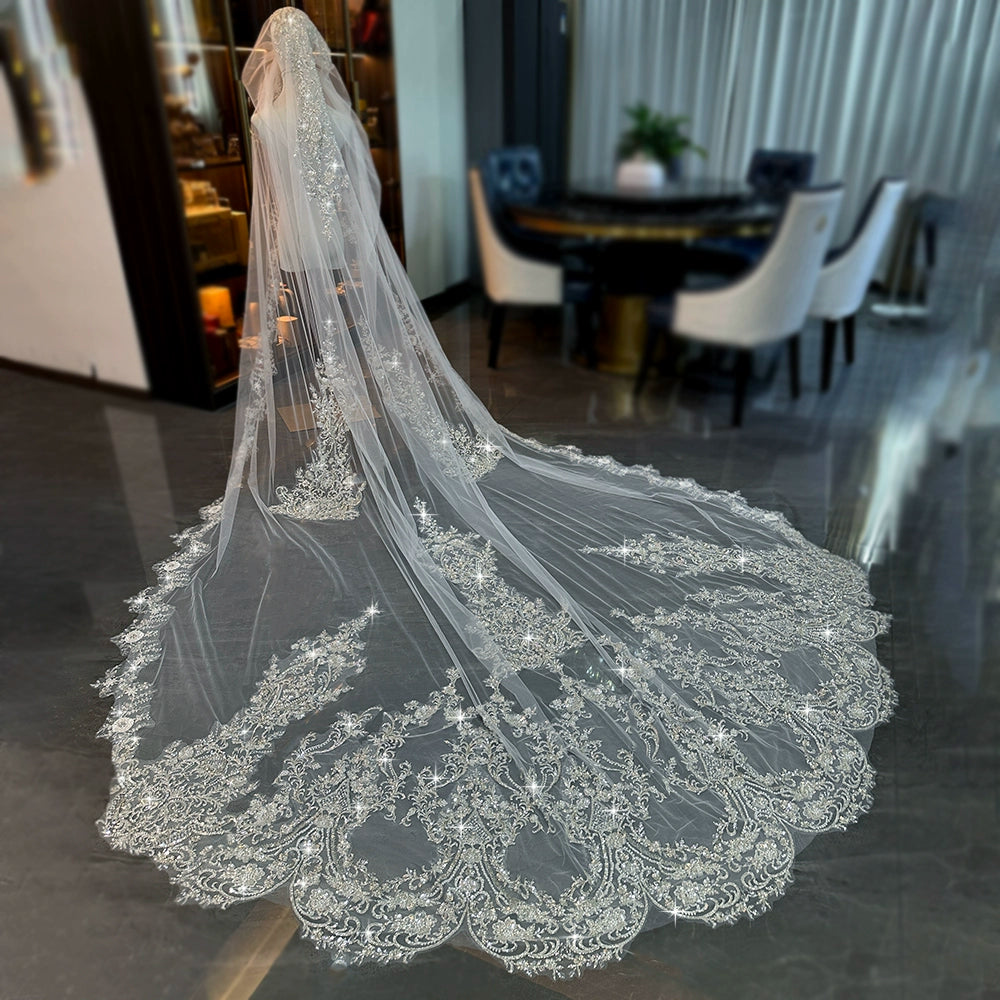Handmade Wedding Veil 3.5m Long