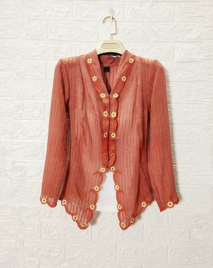 Embroidered Cardigan Women
