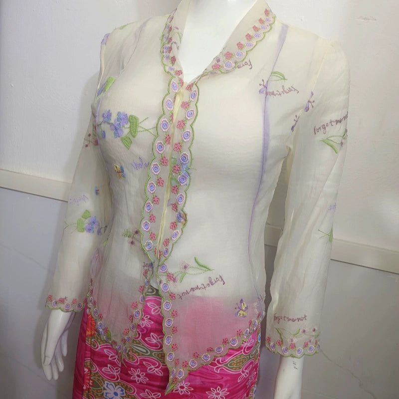 Floral Embroidered Cardigan
