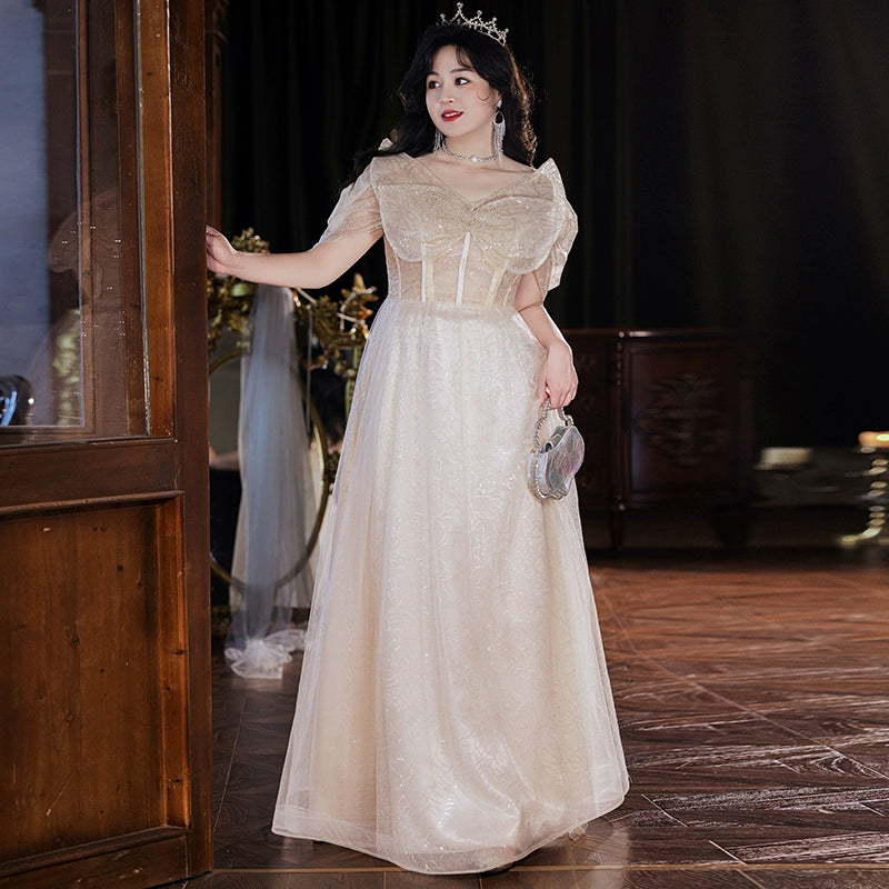 Elegant French Bridesmaid Dress