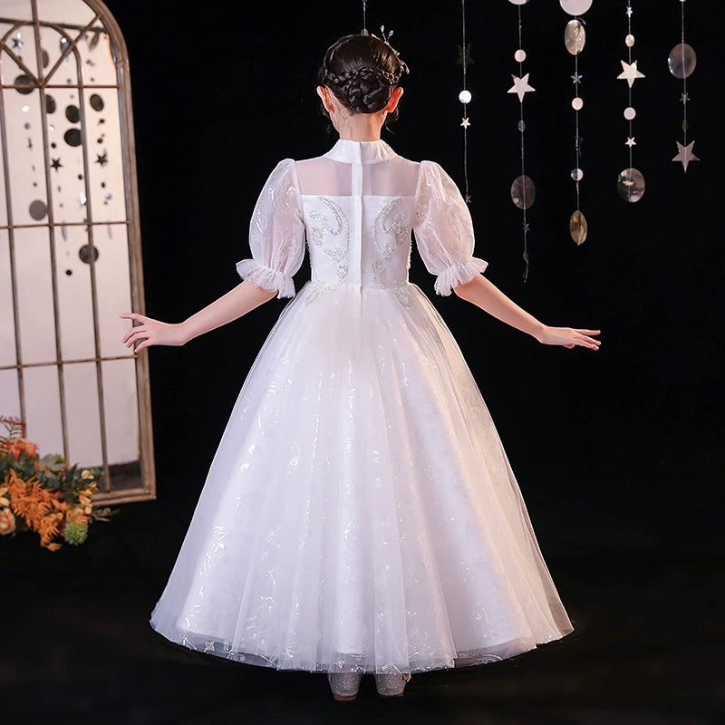 Elegant Children's Evening Dress Princess Costume Wedding Birthday Catwalk Suit