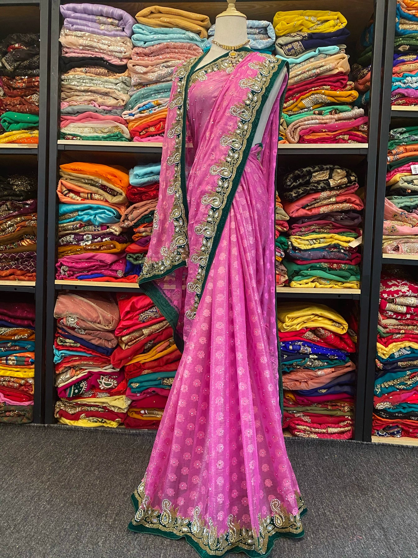 Luxury Silk Saree Embroidered