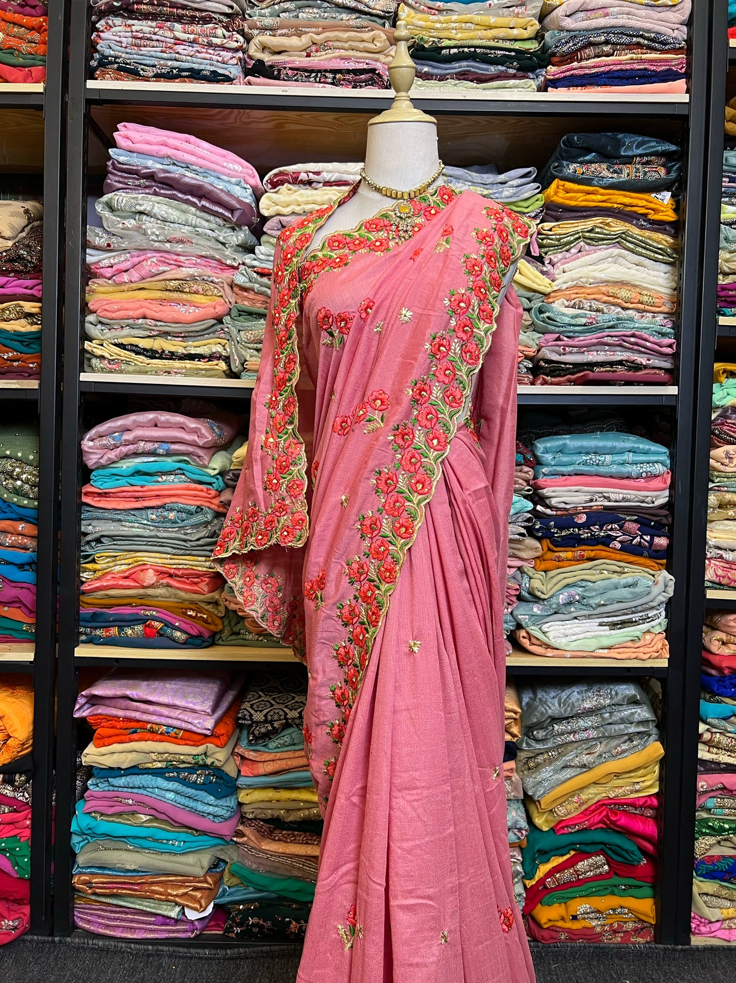 Indian Beaded Sari Wedding dress