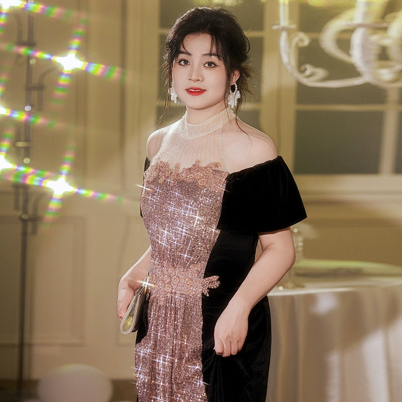 Elegant Plus Size Evening Dress