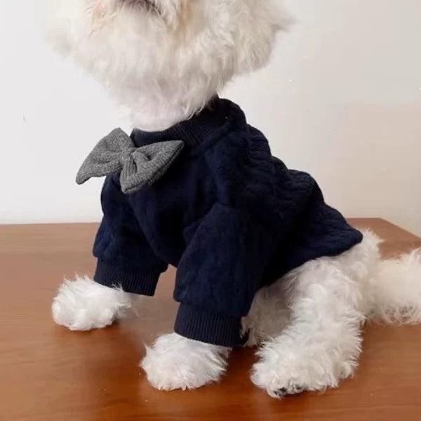 British Gentleman Tie Pet Outfit for Small Dogs