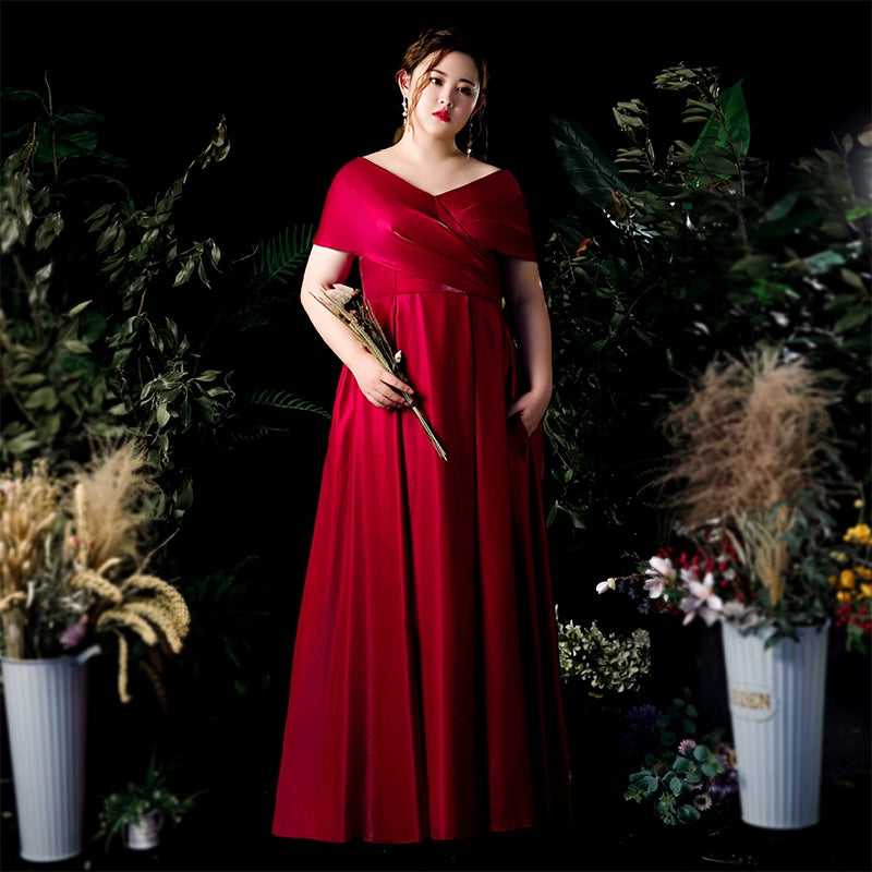 Burgundy Wedding Dress
