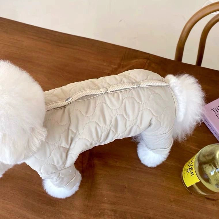 Thickened Cotton Four-Legged Pet Coat for Small Breeds
