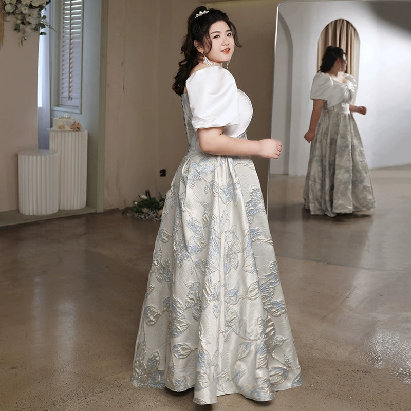Elegant White Evening Dress