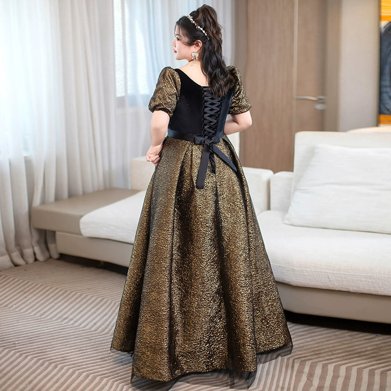 Elegant Piano Performance Evening Dress