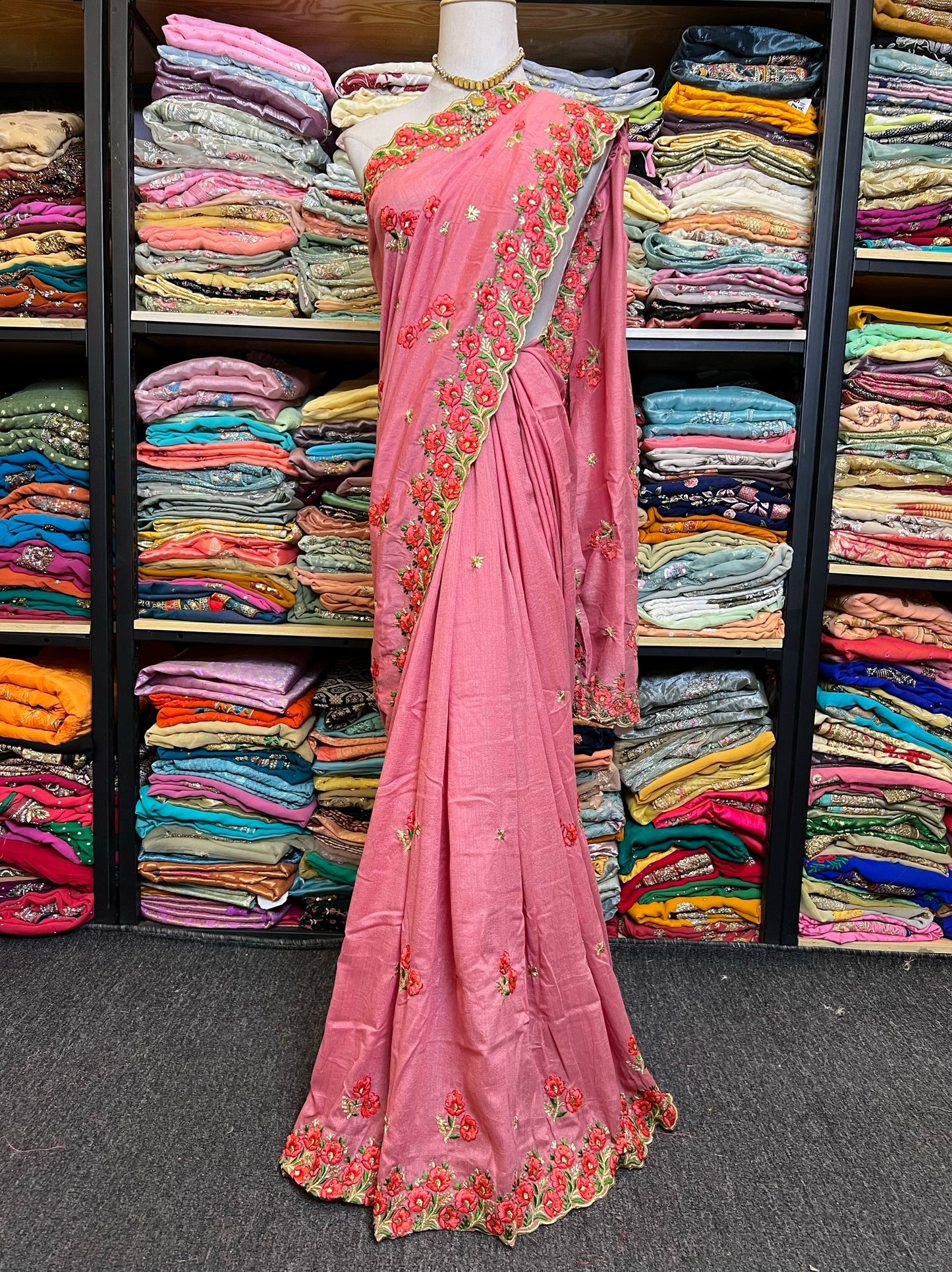 Indian Beaded Sari Wedding dress