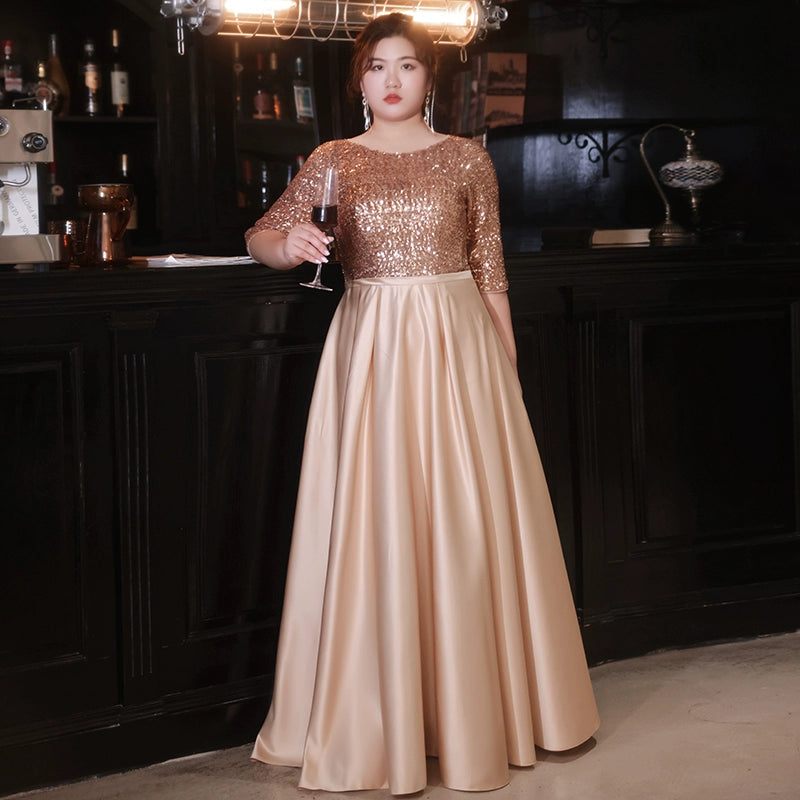 Gold Evening Dress for Women