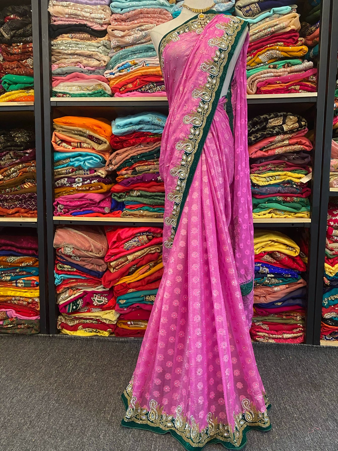 Luxury Silk Saree Embroidered