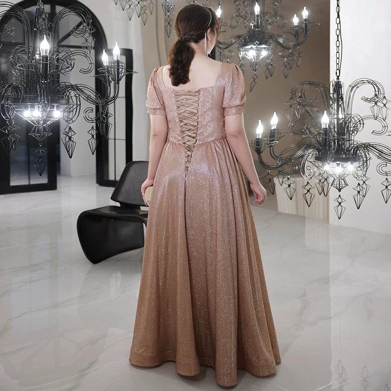 Elegant French Style Evening Dress
