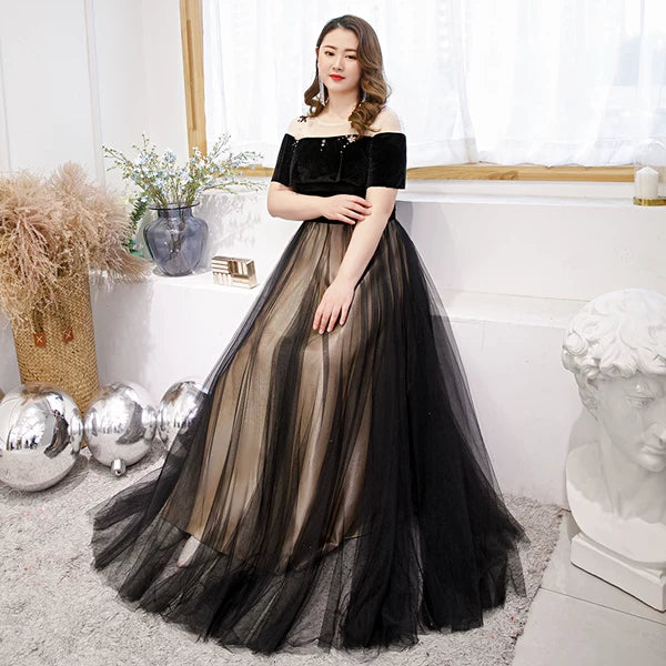 Black High-End Evening Dress