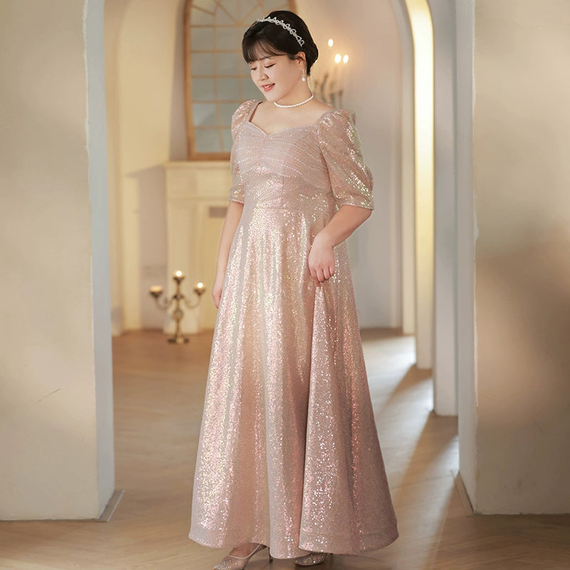 Elegant Fuchsia Evening Dress