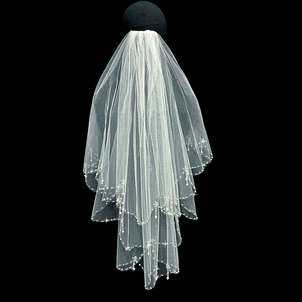 Pearl Bridal Veil Accessory
