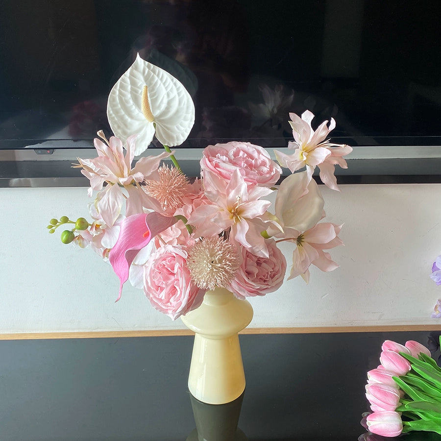 Pink Phalaenopsis Mixed Bouquet Fresh Home Hotel Décor