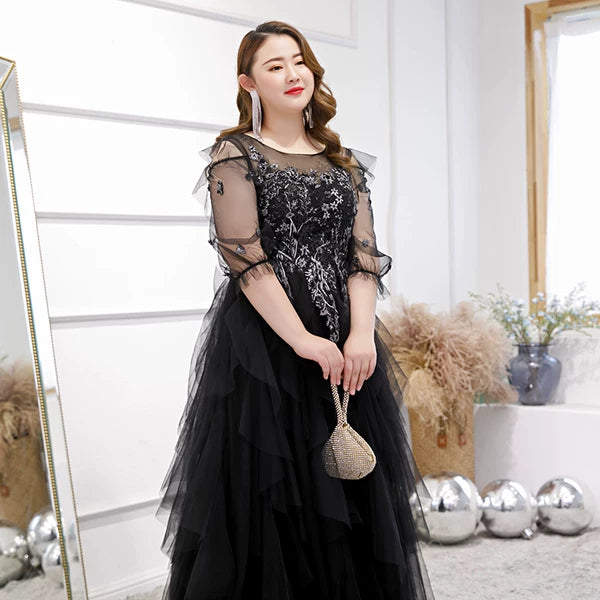 Elegant Black Evening Dress