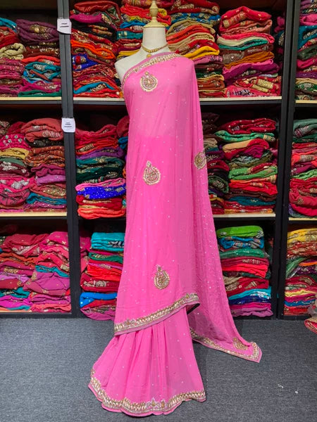 Indian Heavyworkers Sari