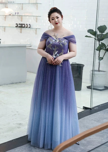 Purple Elegant Party Dress