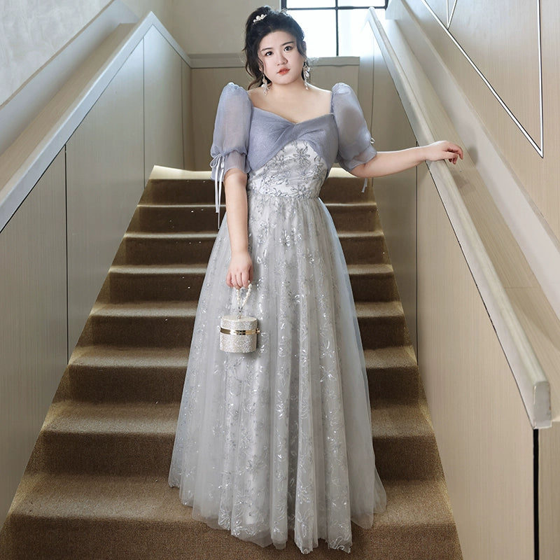 Elegant French Banquet Evening Dress