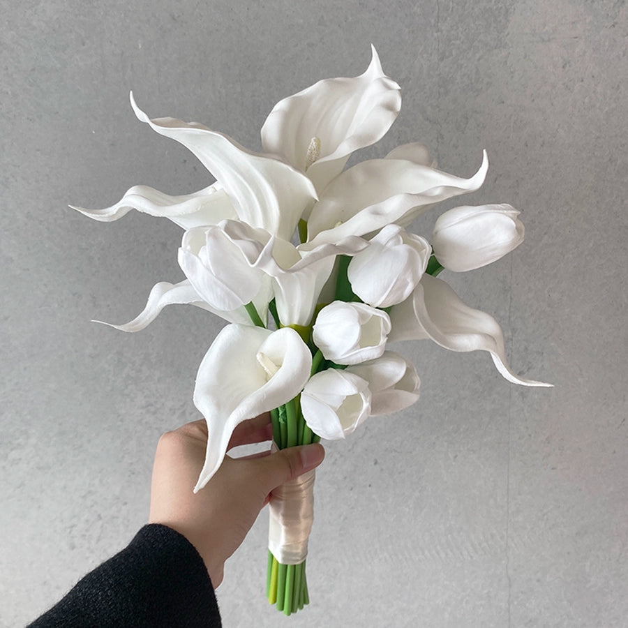 Butterfly Handheld Artificial Flower Prop for Weddings & Home Décor