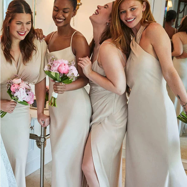 Champagne Bridesmaid Dress