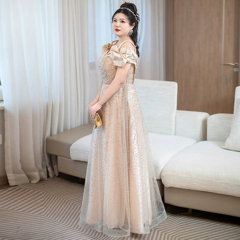 Champagne Evening Dress