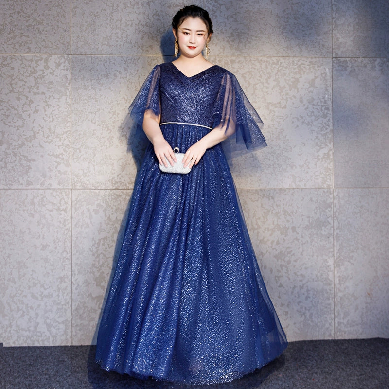Elegant Large Size Evening Dress