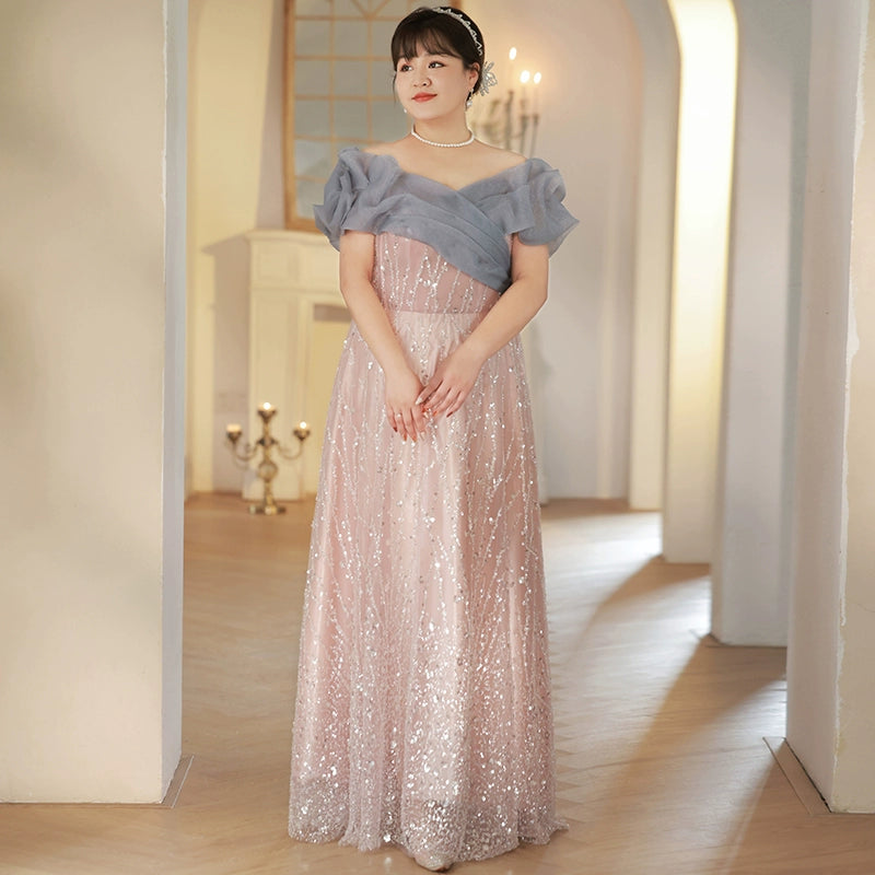 High-End Fitted Evening Dress