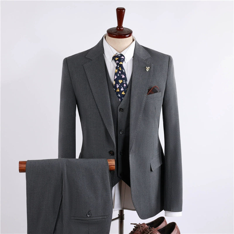 Set, Fashionable Suit For Leisure, Wedding Dress, Korean Style, 3 Piece Set