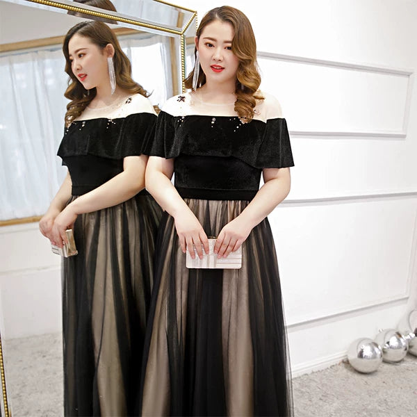 Black High-End Evening Dress