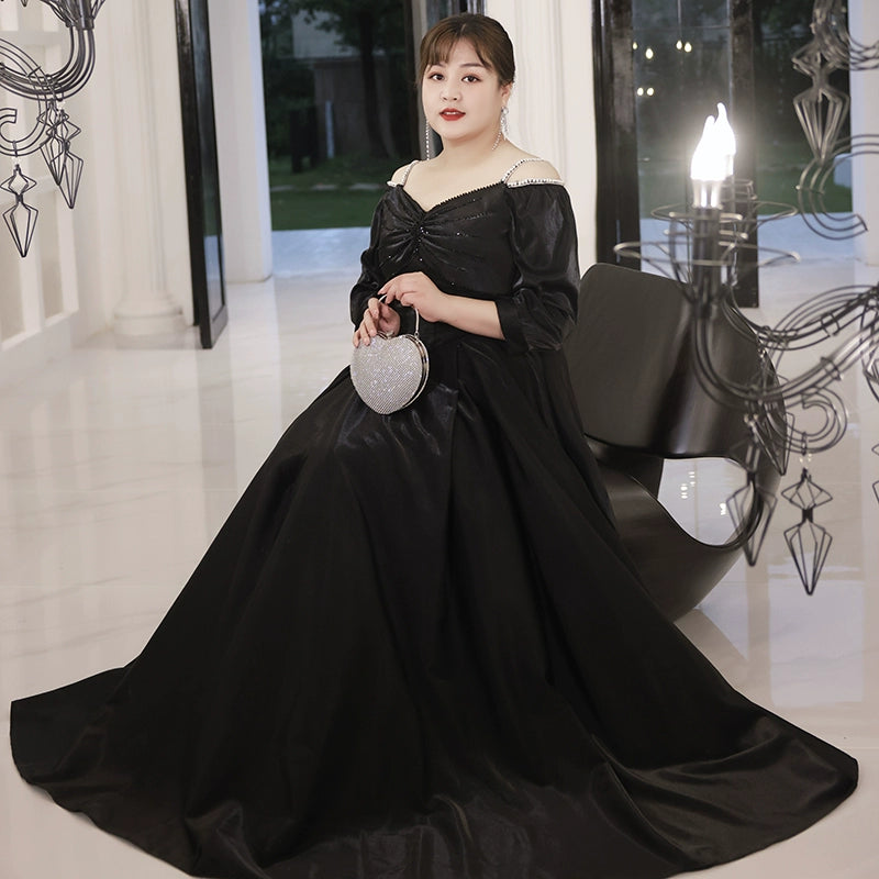 High Quality Black Evening Dress