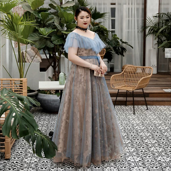 Elegant Plus Size Evening Dress