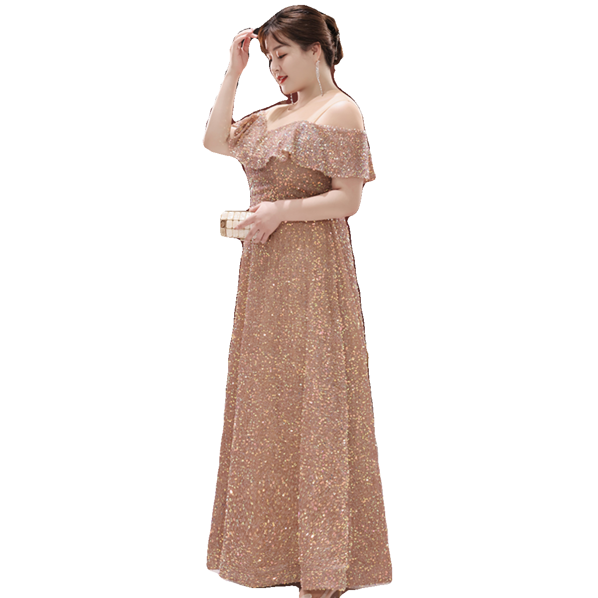 Elegant French Evening Dress