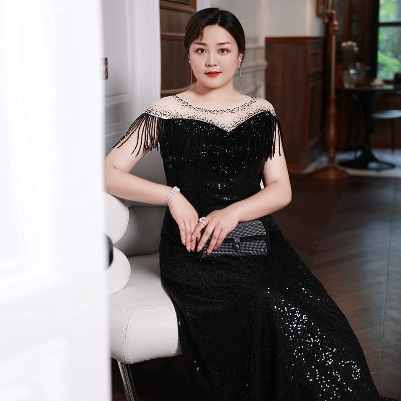 Elegant Black Evening Dress