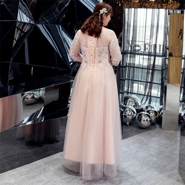 Fuchsia Bridesmaid Evening Dress
