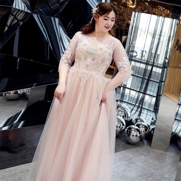 Fuchsia Bridesmaid Evening Dress