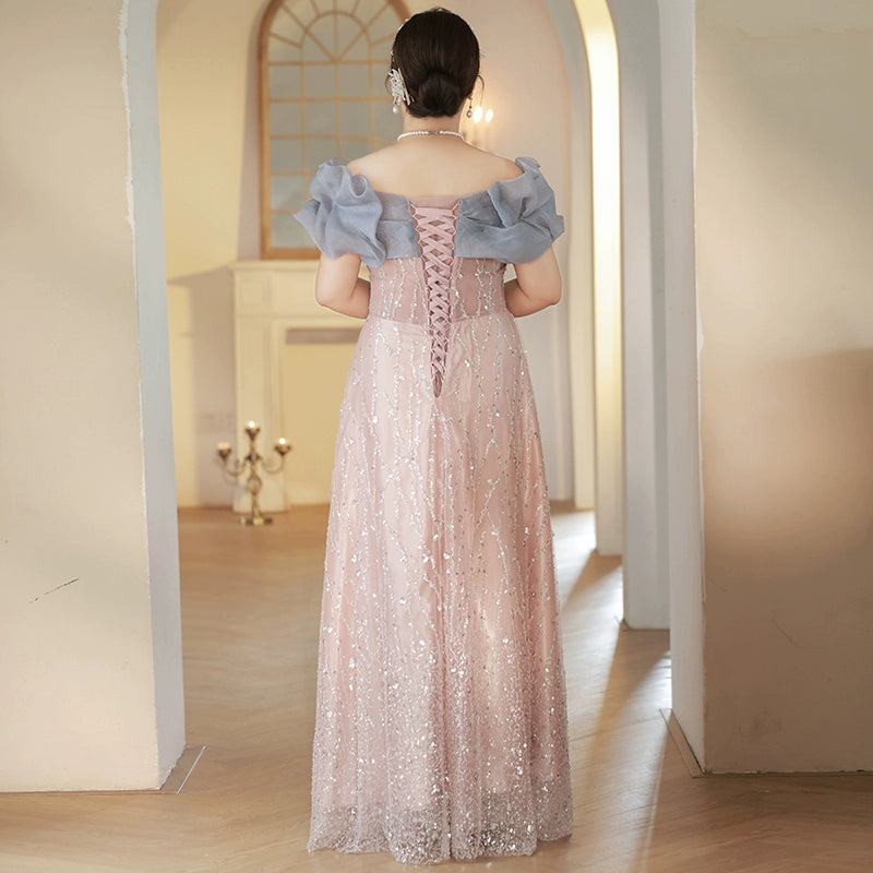 High-End Fitted Evening Dress