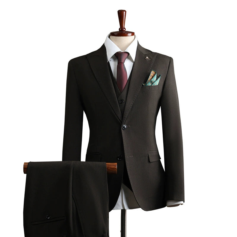 British Style 3 Piece Suit Set