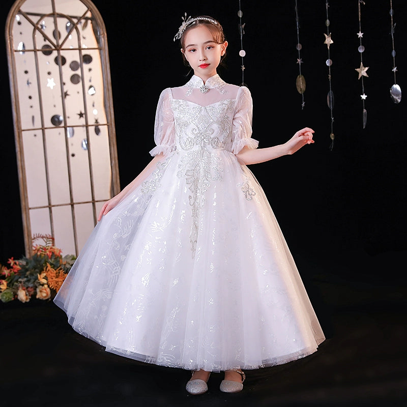 Elegant Children's Evening Dress Princess Costume Wedding Birthday Catwalk Suit