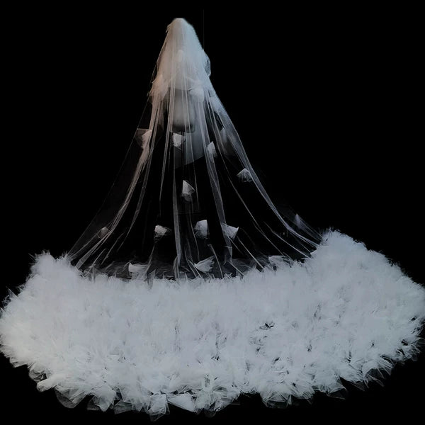 Wedding Bridal Veil Super Long Dragging