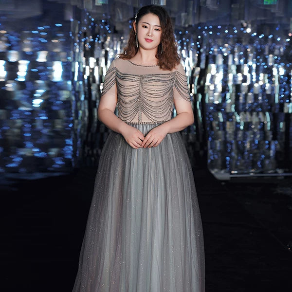 Elegant Wedding Evening Dress