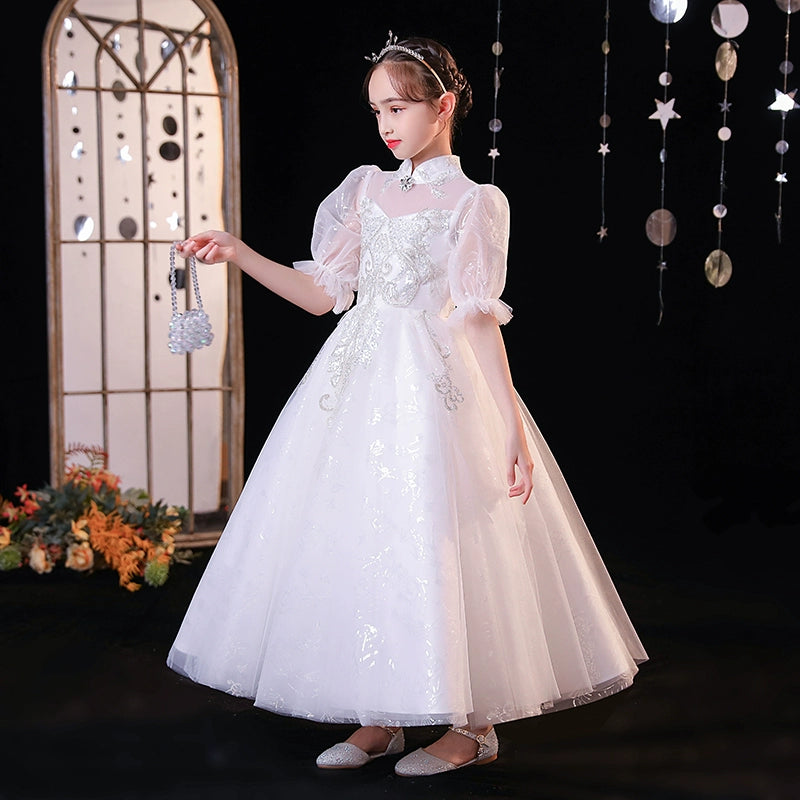 Elegant Children's Evening Dress Princess Costume Wedding Birthday Catwalk Suit
