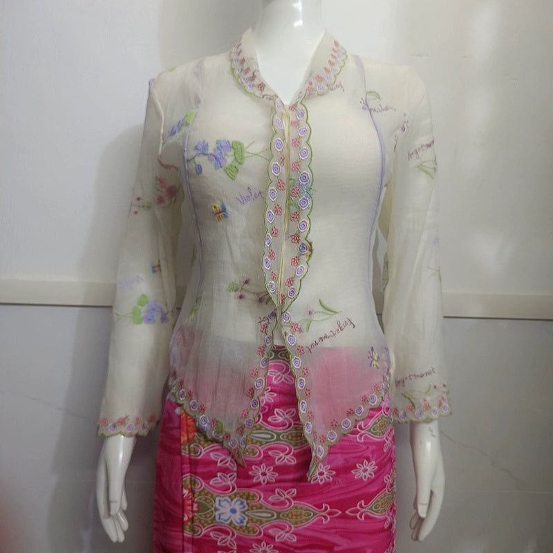 Floral Embroidered Cardigan
