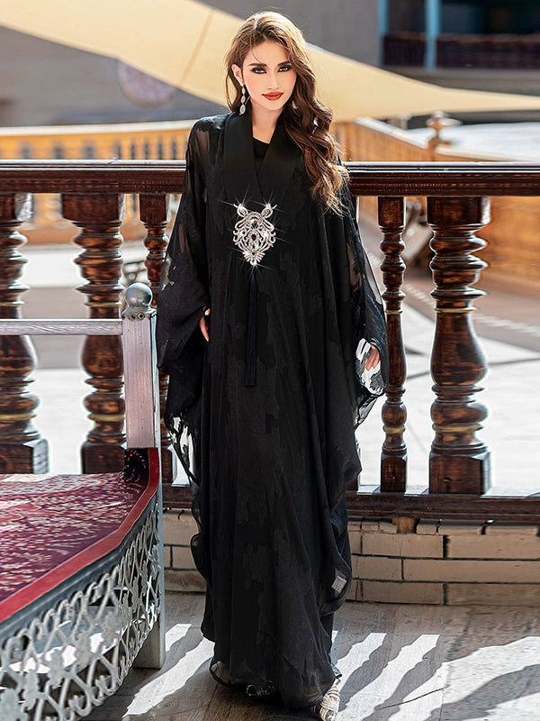 Boho Ethnic Beach Dress with Embroidery Sun?Protective Summer Skirt