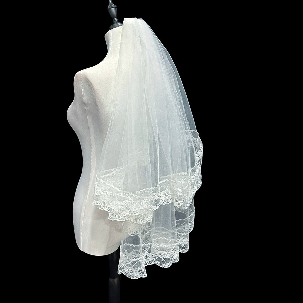 Wedding Black Lace Veil