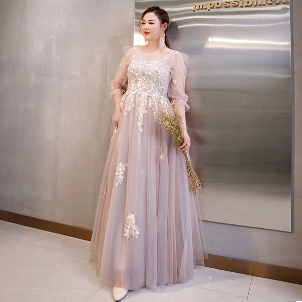 Ladies Fitted French Evening Dress